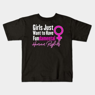 womens rights are human rights design for womens rights supporter Kids T-Shirt